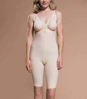 Marena Recovery Girdle with Suspenders Short Length *2XL BEIGE* Step 1